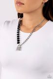 Paparazzi Lock and Roll- Black Necklace