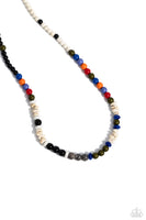 Paparazzi Beaded Bravery - Multi Urban Necklace