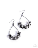 Paparazzi Courageous Chandelier - Black Earrings