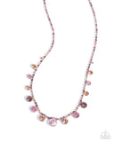 Paparazzi Colorful Countess - Pink Necklace