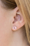 Paparazzi Greatest Treasure - Pink Studs Earrings