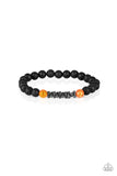 Paparazzi Courage - Orange  Beads Urban Bracelet