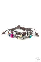 Paparazzi Fly High, Dragonfly - Brown Charm Urban Bracelet