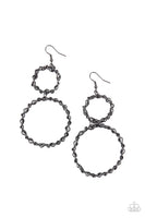 Paparazzi Twist of FABULOUS - Black Earrings