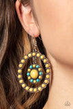 Paparazzi Saguaro Sanctuary - Yellow Earrings