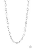 Paparazzi  Interference - Silver Necklace