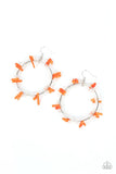 Paparazzi Ocean Surf - Orange Earrings