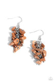 Paparazzi Pebble Palette- Orange Earrings