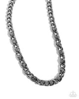 Paparazzi Major Moxie- Silver Necklace