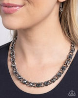 Paparazzi Major Moxie- Silver Necklace