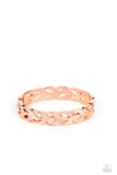 Paparazzi Editor-in-LEAF - Copper Hinge Bracelet