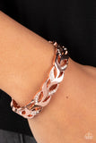 Paparazzi Editor-in-LEAF - Copper Hinge Bracelet