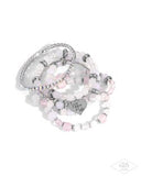 Paparazzi Optimistic Opulence- Pink Bracelet