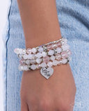 Paparazzi Optimistic Opulence- Pink Bracelet