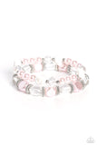 Paparazzi Who ROSE There? - Pink Pearls Bracelet