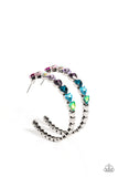 Paparazzi JUNE LOP Hypnotic Heart Attack- Multi Heart Hoops