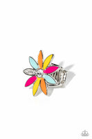 Paparazi Lily Lei- Multi Flower Ring