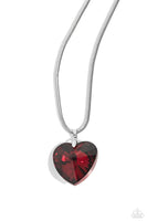 Paparazzi Parting is Such Sweet Sorrow - Red Heart Necklace