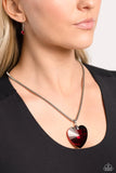 Paparazzi Parting is Such Sweet Sorrow - Red Heart Necklace