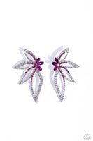 Paparazzi JAN 24 LOP Twinkling Tulip- Pink Earrings