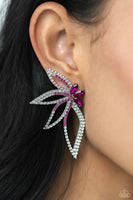 Paparazzi JAN 24 LOP Twinkling Tulip- Pink Earrings