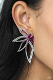 Paparazzi JAN 24 LOP Twinkling Tulip- Pink Earrings