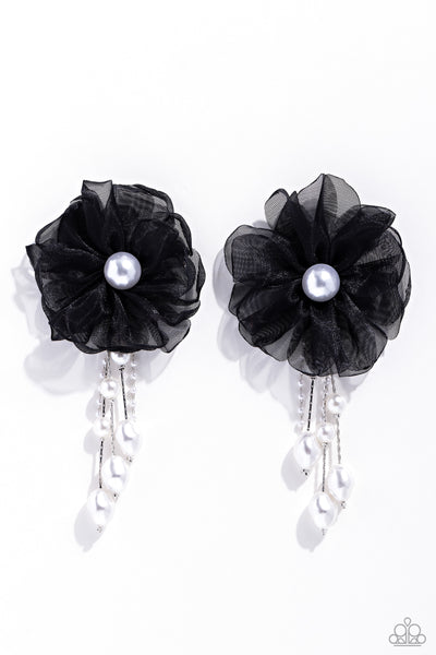 Paparazzi SEP LOP Dripping in Decadence- Black Earrings