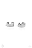 Paparazzi Catwalk Curves - Silver Ear cuff Earrings