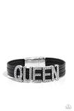 Paparazzi DEC 23 LOP Queen of My Life- Black Bracelet