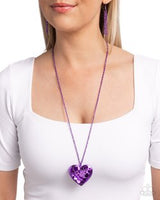 Paparazzi Valentines View- Purple Necklace