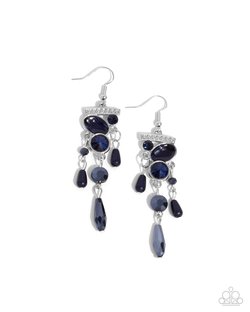 Paparazzi Triumphant Tassel- Blue Earrings