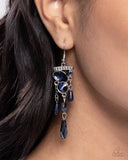 Paparazzi Triumphant Tassel- Blue Earrings