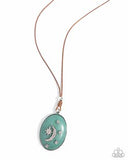 Paparazzi Stellar Service- Green Necklace