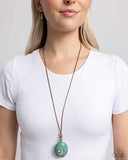 Paparazzi Stellar Service- Green Necklace
