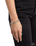 Paparazzi Chained Celebration- SIlver Bracelet