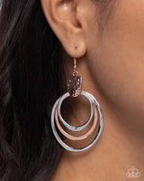 Paparazzi Suddenly I See- Copper Earrings