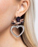 Paparazzi Pushing Perfection- Purple Earrings