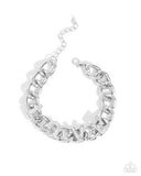 Paparazzi Lovely Legacy- White Bracelet