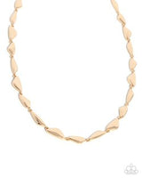 Paparazzi Sharp Soliloquy- Gold Necklace