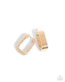 Paparazzi Vendetta Vanity- Gold Earrings