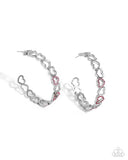 Paparazzi Happier Than Ever- Silver Hoops Earrings