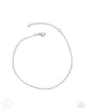 Paparazzi Pampered Pondering- Silver Anklet