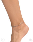 Paparazzi Pampered Pondering- Silver Anklet