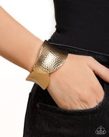 Paparazzi Burnished Balance- Gold Bracelet