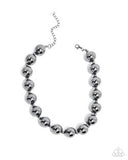 Paparazzi Flattery Will Get You Everywhere- Black Necklace