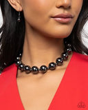 Paparazzi Flattery Will Get You Everywhere- Black Necklace