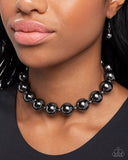 Paparazzi Flattery Will Get You Everywhere- Black Necklace