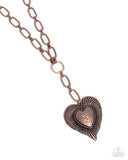 Paparazzi High Fidelity - Copper Necklace