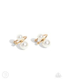 Paparazzi Elegant Emblem- Gold Earrings
