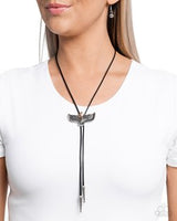 Paparazzi Eagle Emblem- Black Necklace